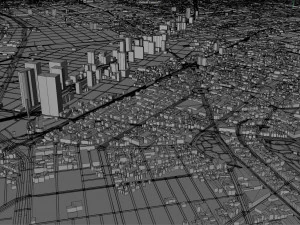 mexico city 50km 3D Model