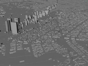 mexico city 50km 3D Model
