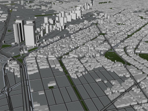 mexico city 50km Model 3D