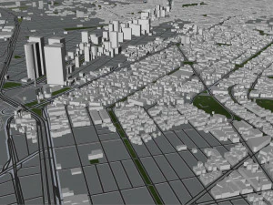 mexico city 50km 3D Model