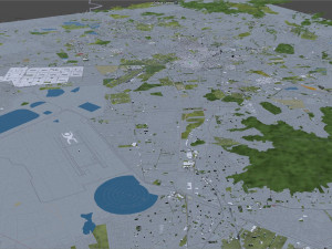 mexico city 50km Model 3D