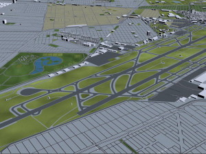 mexico city 50km Model 3D