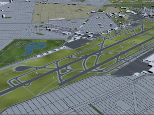 mexico city 50km 3D Model