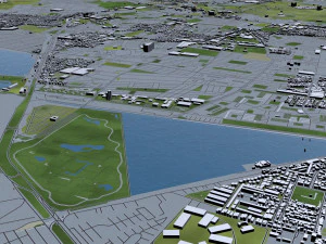 mexico city 50km 3D Model
