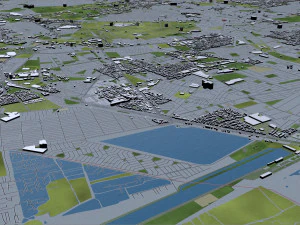 mexico city 50km 3D Model