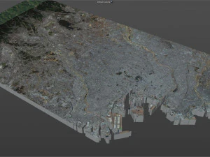 Tokyo city japan 100km 3D Model