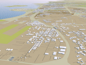 uae saudi arabia 3200km 3D Model