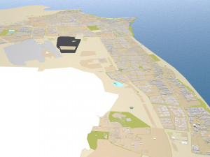 uae saudi arabia 3200km 3D Model