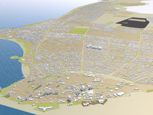 uae saudi arabia 3200km 3D Model