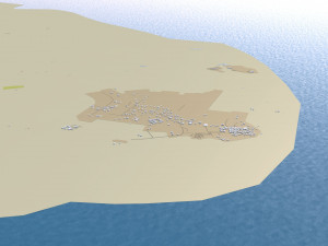 uae saudi arabia 3200km 3D Model