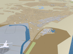 uae saudi arabia 3200km 3D Model