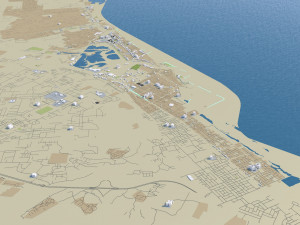 uae saudi arabia 3200km 3D Model