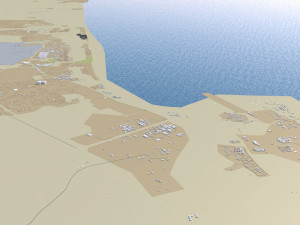 uae saudi arabia 3200km 3D Model
