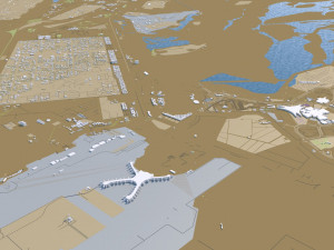 uae saudi arabia 3200km 3D Model