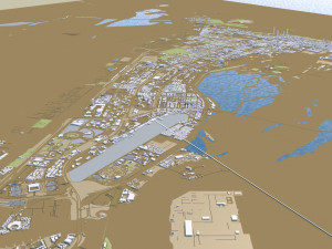 uae saudi arabia 3200km 3D Model