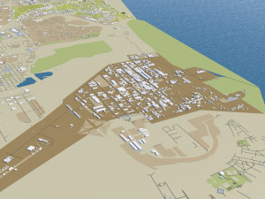 uae saudi arabia 3200km 3D Model