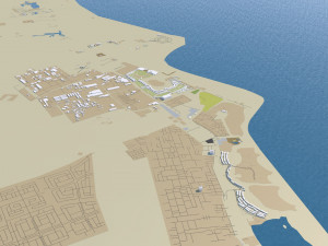 uae saudi arabia 3200km 3D Model