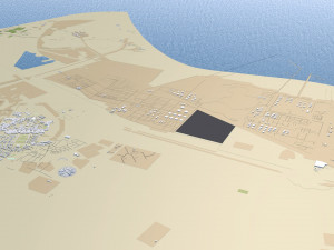 uae saudi arabia 3200km 3D Model