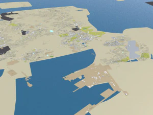 uae saudi arabia 3200km 3D Model
