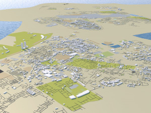 uae saudi arabia 3200km 3D Model