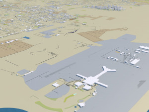 uae saudi arabia 3200km 3D Model