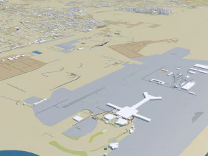 uae saudi arabia 3200km 3D Model