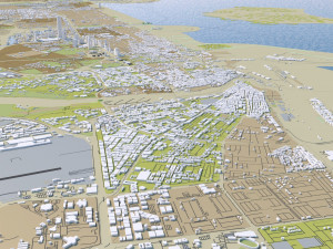 uae saudi arabia 3200km 3D Model