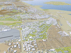 uae saudi arabia 3200km 3D Model