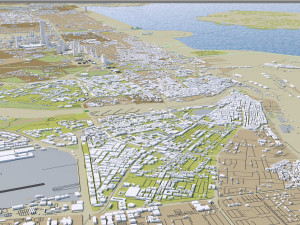 uae saudi arabia 3200km 3D Model