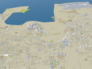 uae saudi arabia 3200km 3D Model