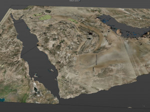 uae saudi arabia 3200km 3D Model