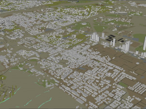 uae saudi arabia 3200km 3D Model
