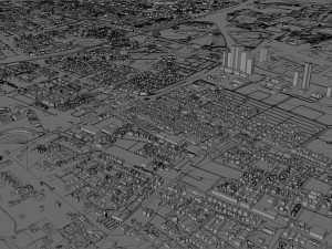 uae saudi arabia 3200km 3D Model