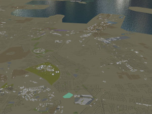 uae saudi arabia 3200km 3D Model