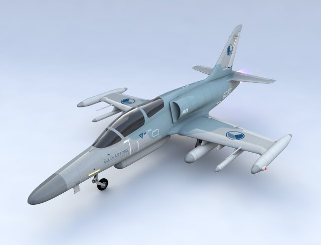 aero l159 alca jet Modèle 3D .c4d .max .obj .3ds .fbx .stl .blend 
