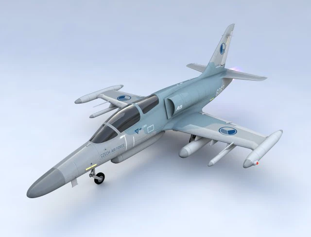 aero l159 alca jet 3D Model .c4d .max .obj .3ds .fbx .stl .blend 