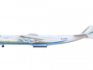 antonov an225 mriya commercial airplane 3D Модель