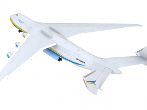 antonov an225 mriya commercial airplane 3D Модель
