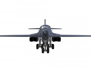 b 1b lancer bomber military jet Modèle 3D