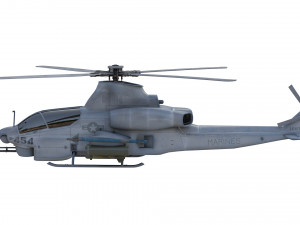 bell ah 1z viper fighter helicopter Modèle 3D