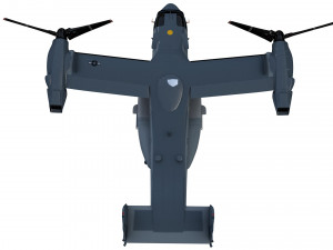 bell boeing v22 osprey helicopter 3D Model