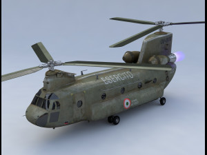 boeing ch 47 chinook airlift 3D Model