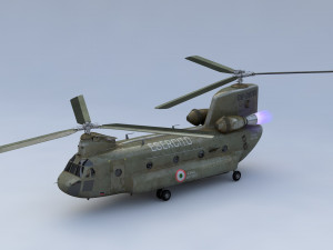 boeing ch 47 chinook airlift Modelo 3D