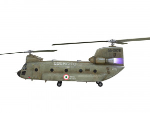 boeing ch 47 chinook airlift Modelo 3D