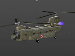 boeing ch 47 chinook airlift Modelo 3D