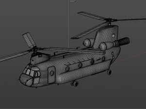 boeing ch 47 chinook airlift Modelo 3D