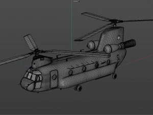 boeing ch 47 chinook airlift 3D Model