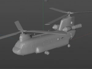 boeing ch 47 chinook airlift 3D Model