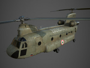 boeing ch 47 chinook airlift Modelo 3D