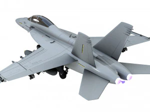boeing fa 18ef super hornet block iii fighter jet 3D Model